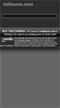 Mobile Screenshot of milleuno.com
